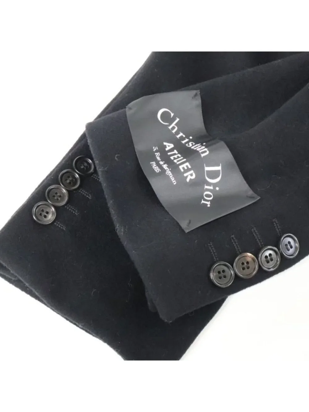 Dior Homme Virgin Wool Cashmere Double Che Star 48 Jacket